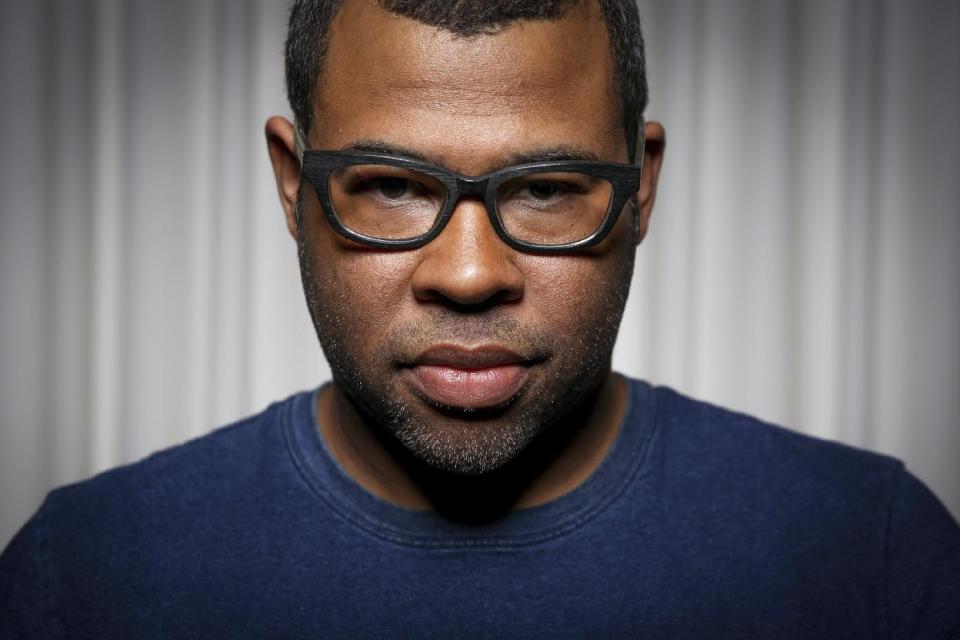 In this Thursday, Feb. 9, 2017 photo, Jordan Peele poses for a portrait at the SLS Hotel in Los Angeles. Peele's directorial debut, “Get Out,” in theaters Friday, Feb. 24, is one of those rare creations that functions both as a taut psychological thriller and as searing social commentary about racism in the modern era. (Photo by Rich Fury/Invision/AP)