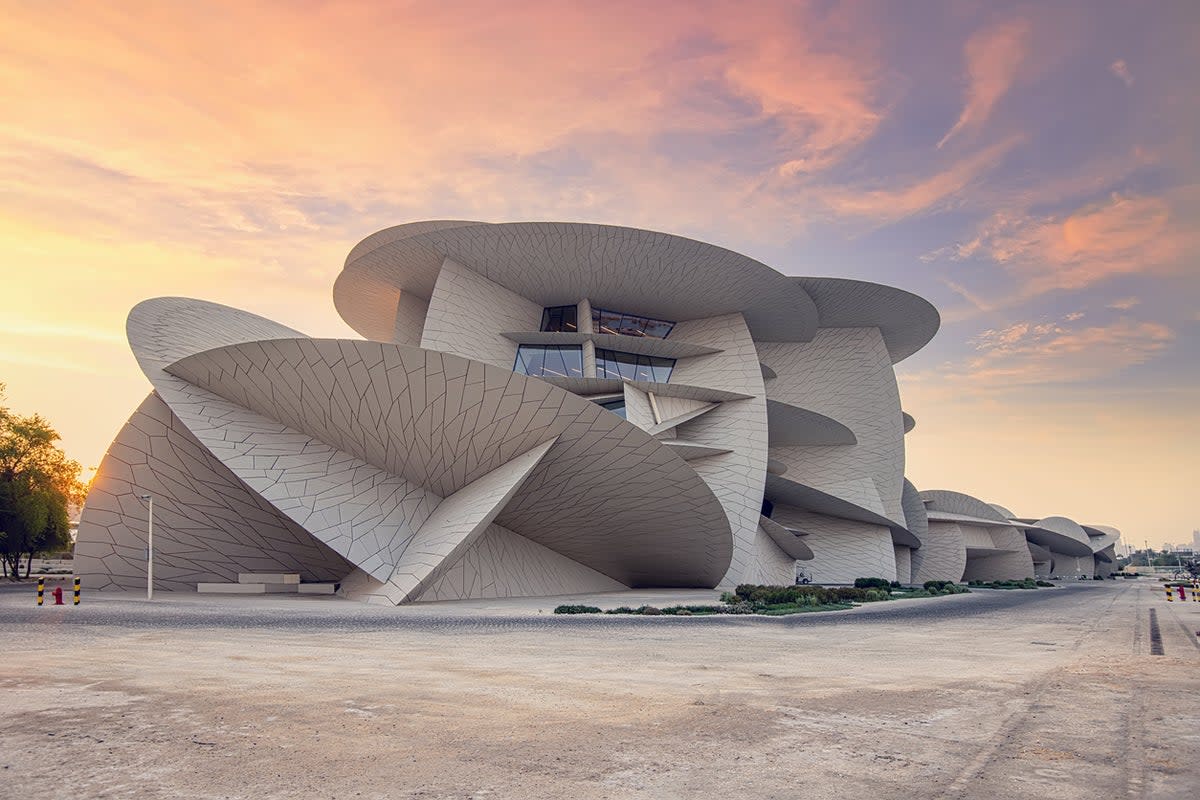 The design of the Qatar National Museum was inspired by the desert rose (Getty Images)