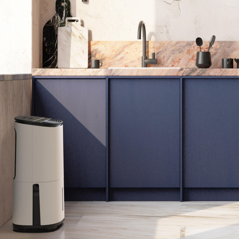 Dehumidifier in a kitchen