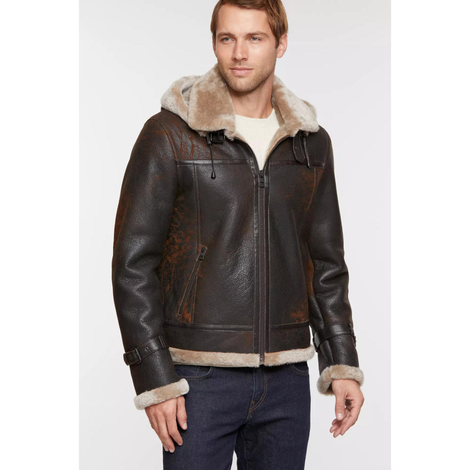 Overland Special Edition Merino Sheepskin B-3 Bomber Jacket; best shearling coats; best shearling jackets