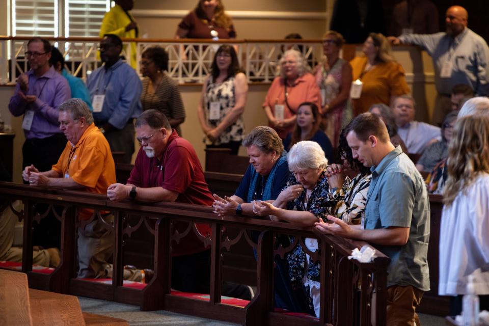 The annual conference at First United Methodist Church in Murfreesboro, Tenn., Monday, June 17, 2024.