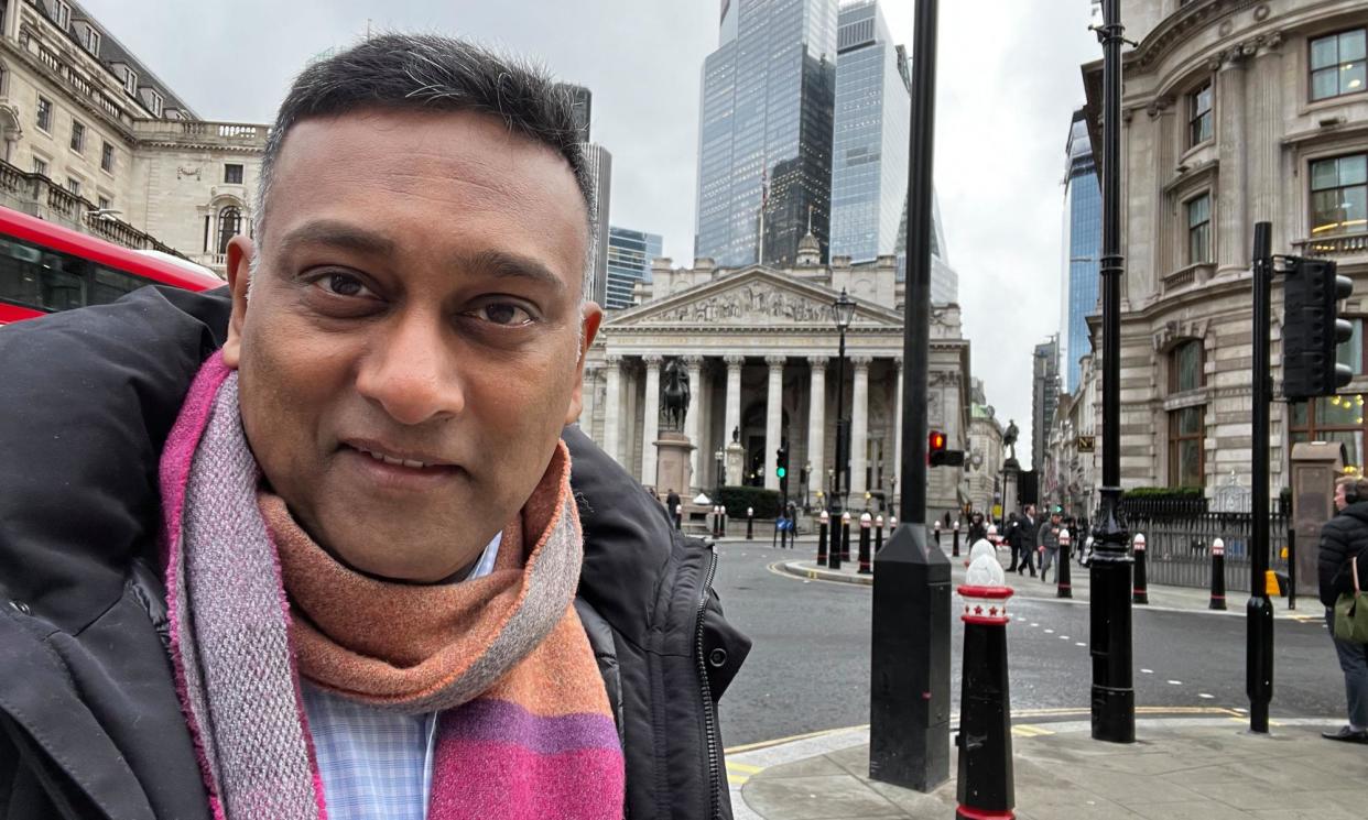 <span>Rachi Weerasinghe said he had been ‘hit by an illness like no other’ and two months later still had some difficulty speaking.</span><span>Photograph: Rachi Weerasinghe/Guardian community</span>