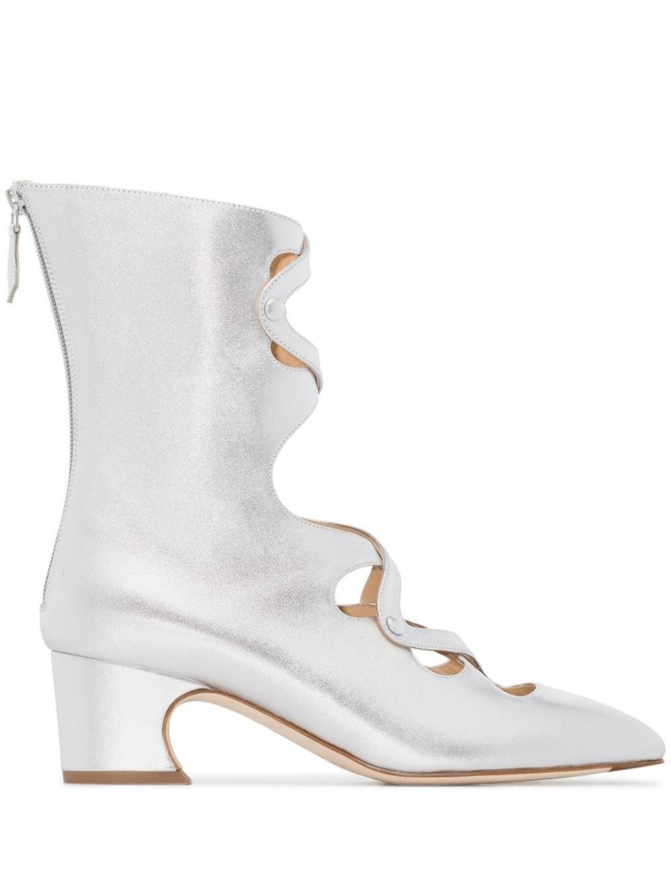 Shop the Look: Metallic Ankle Boots