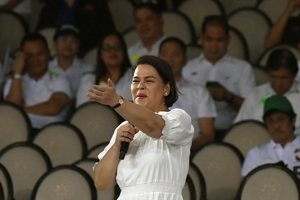 Philippine Vice President Sara Duterte. (Photo: Jam Sta Rosa/AFP/Getty Images via Bloomberg)