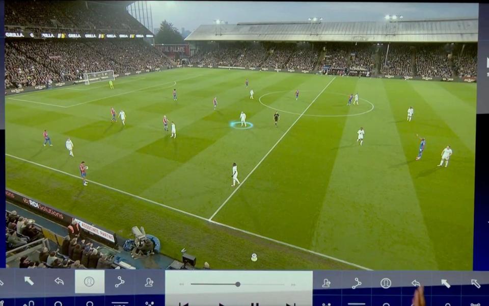 Manchester United throw-in at Palace