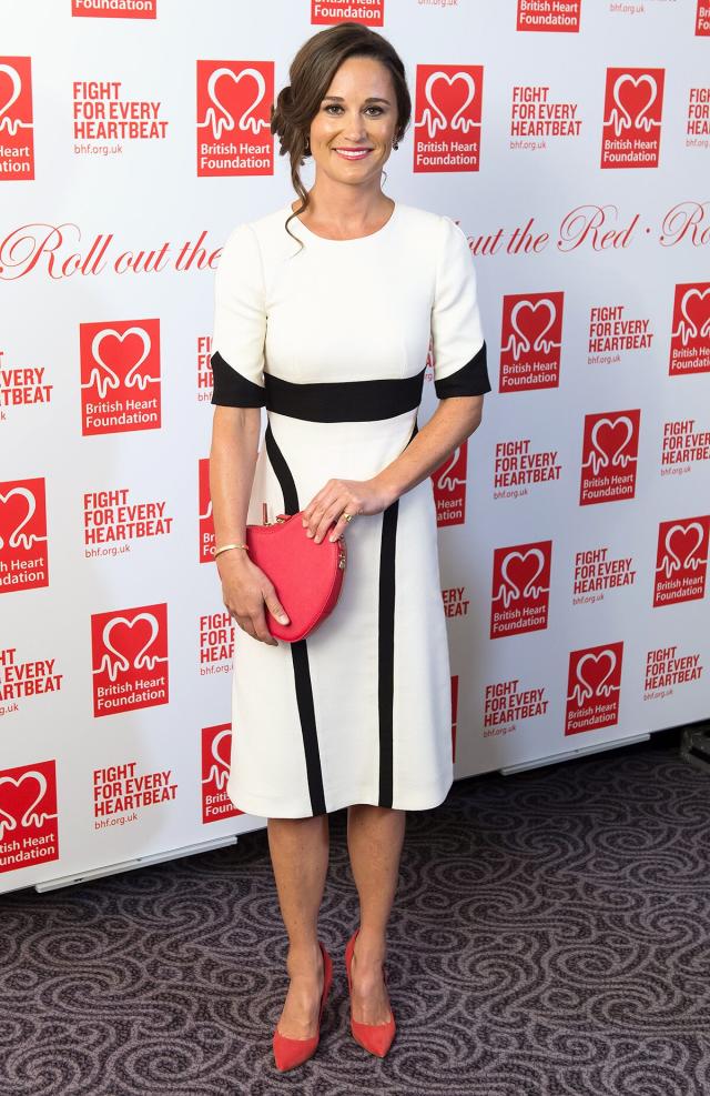 Pippa Middleton's style: her red heart shaped clutch bag for less at  Primark