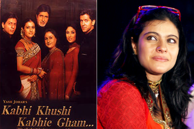 <b>3. Kajol:</b><br> <span>Bollywood blockbuster <em>‘Kabhi khushi kabhie gham’</em> featured some of the best Indian wear. Chiffons sarees and heavy worked lehengas, inspired every bride to wear a copy of it for her D day!</span>