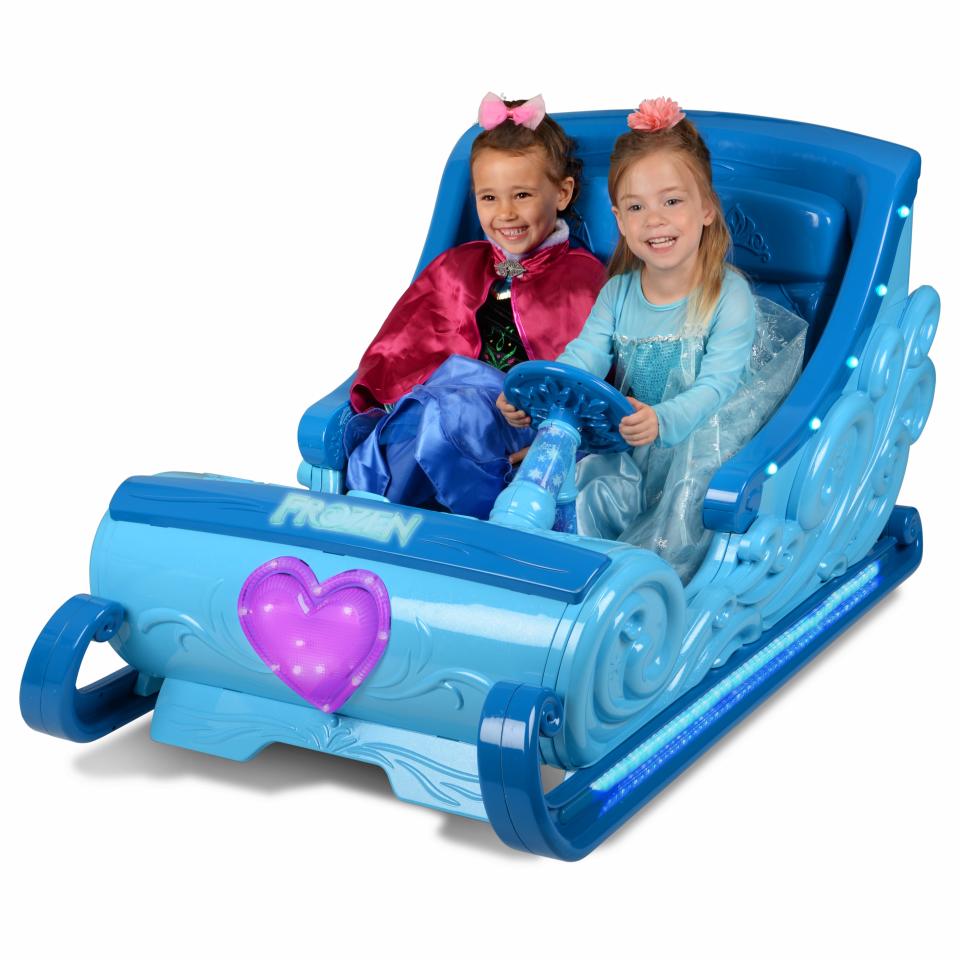 Disney Frozen Sleigh 12-Volt Battery Powered Ride. (Photo: Walmart)