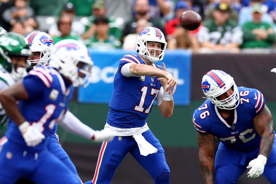 Bills’ Josh Allen has ‘slight pain’ in arm, downplays injury