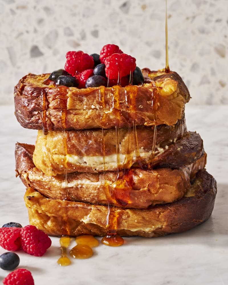 Lemon Ricotta Stuffed French Toast