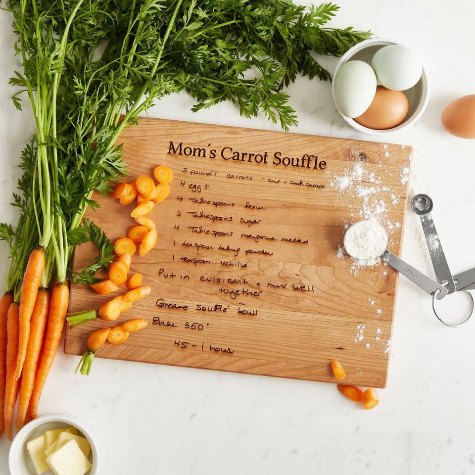 Personalized Family Recipe Board