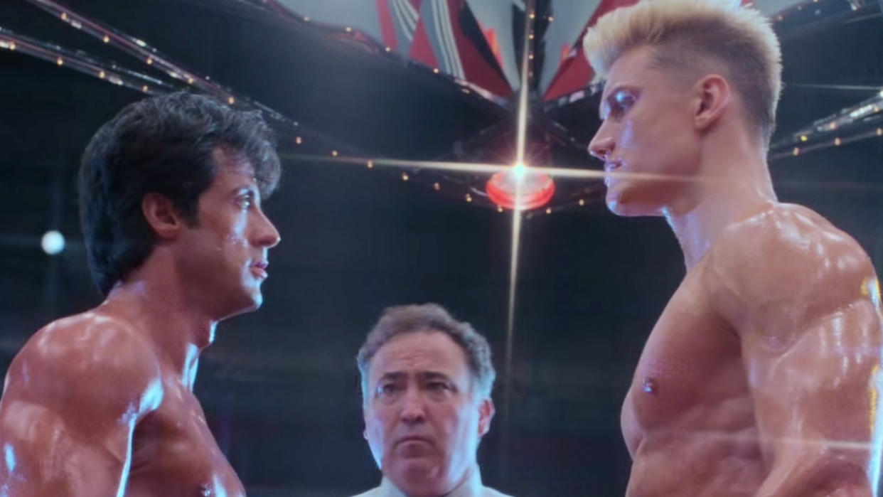  Rocky vs Drago in Rocky IV. 