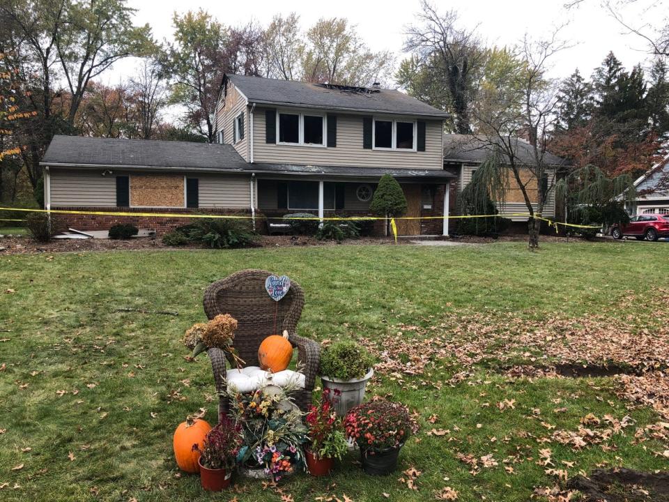 The aftermath of a fire in Wyckoff on Meer Avenue as seen Nov. 6, 2023