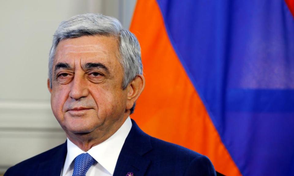 The protests were sparked by Serzh Sargsyan’s decision to take up the post of prime minister after more than a decade as president.