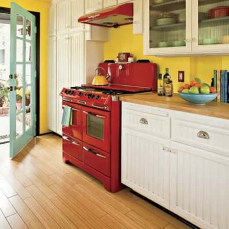 Bold Color Kitchen Makeover