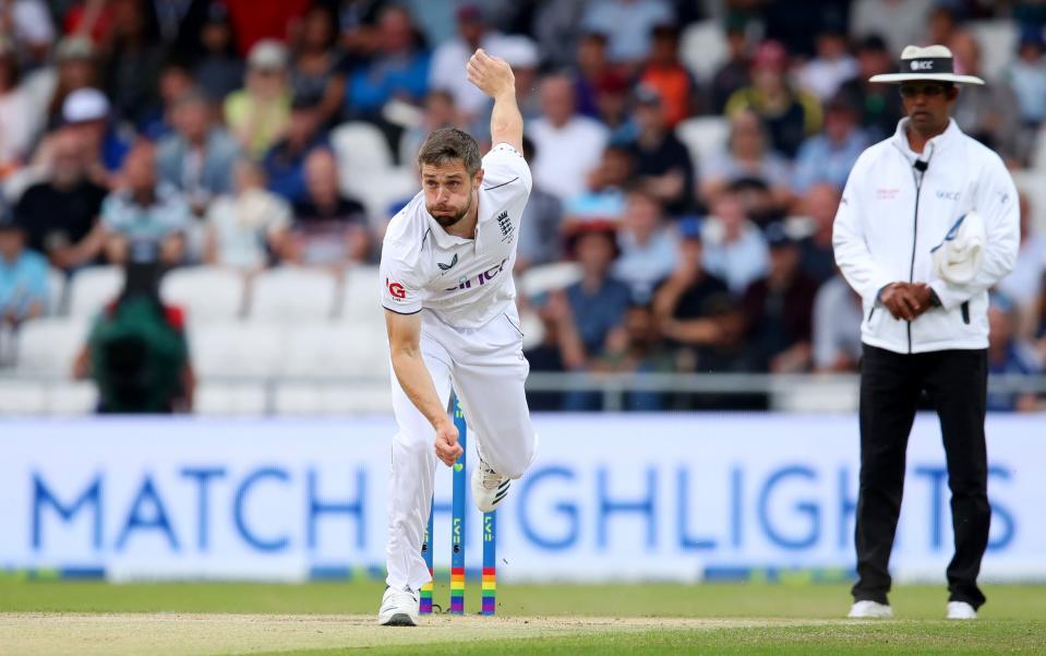 Chris Woakes once again proved he is a handful in English conditions