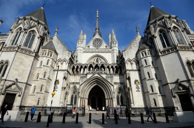 The Royal Courts of Justice, where the groundbreaking decision was taken (PA)