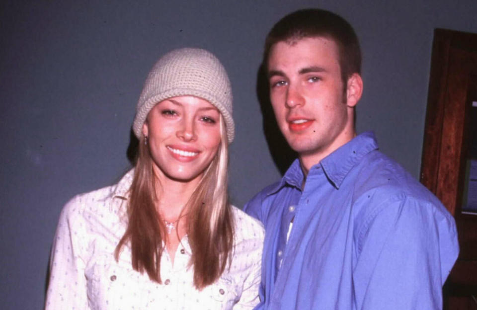 Chris Evans and Jessica Biel