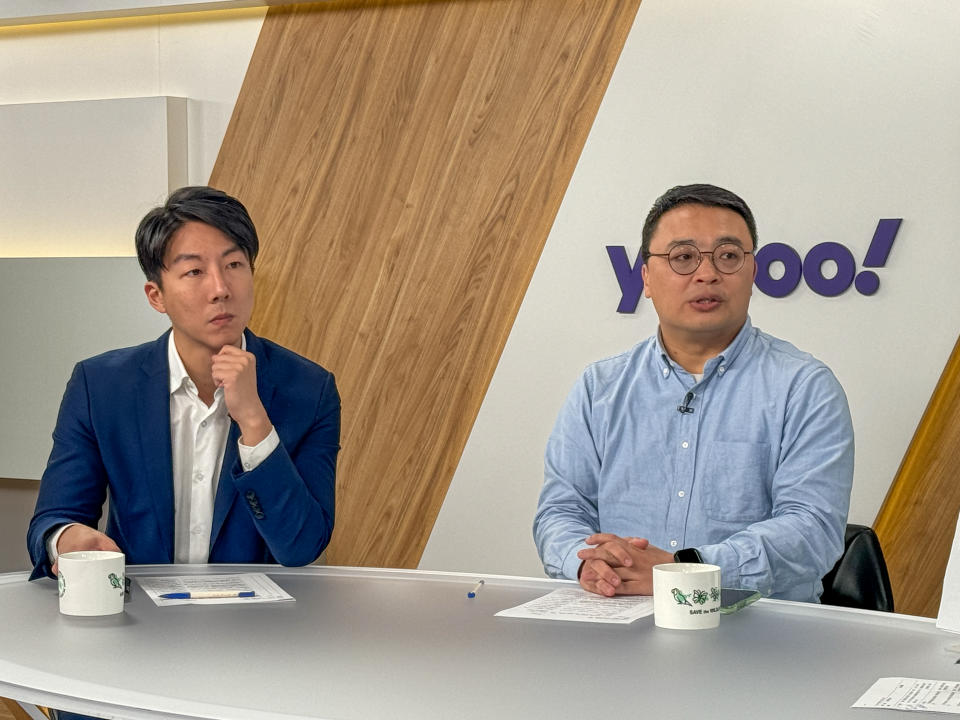 民進黨副秘 翁世豪、民進黨發言人 吳崢接受YahooTV《齊有此理》訪問