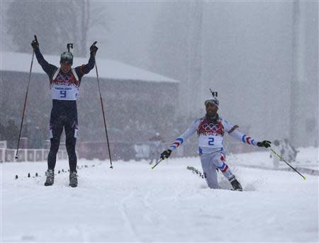 Svendsen edges Fourcade to win mass start - Yahoo Sports