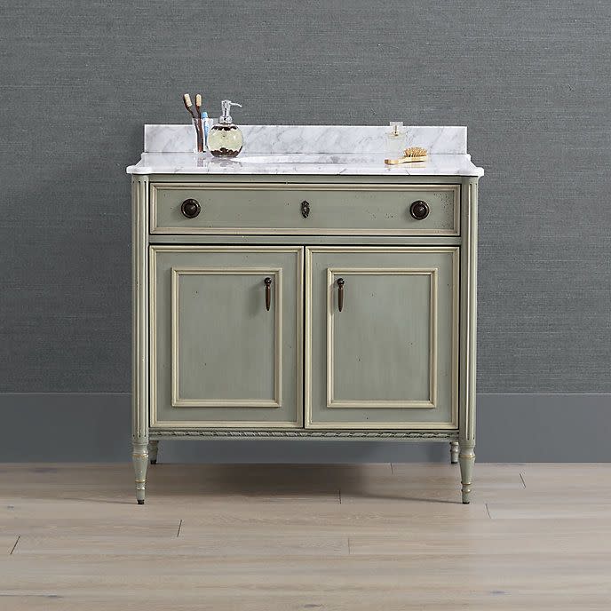 <p><a href="https://go.redirectingat.com?id=74968X1596630&url=https%3A%2F%2Fwww.frontgate.com%2Fetienne-36-22-single-bath-vanity---french-patina-single-vanity%2Findoor-furniture%2Fbathroom-furniture%2F1655857&sref=https%3A%2F%2Fwww.elledecor.com%2Fshopping%2Ffurniture%2Fg60536804%2Fbest-small-bathroom-vanities%2F" rel="nofollow noopener" target="_blank" data-ylk="slk:Shop Now;elm:context_link;itc:0;sec:content-canvas" class="link ">Shop Now</a></p><p>Etienne Single Bath Vanity</p><p>frontgate.com</p><p>$2639.20</p><span class="copyright">Frontgate</span>