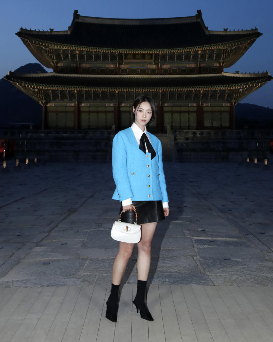 Lee Yeon-hee attended Gucci's Cruise 2024 show in Seoul on 16th May 2023. (PHOTO: Gucci)