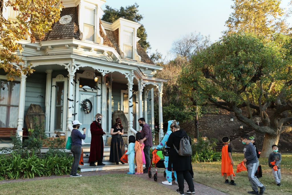 media day for southern california's new immersive trick or treating experience cemetery lane