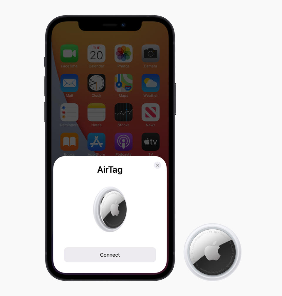 <p>The new Apple AirTag that works with Find My app.</p> 