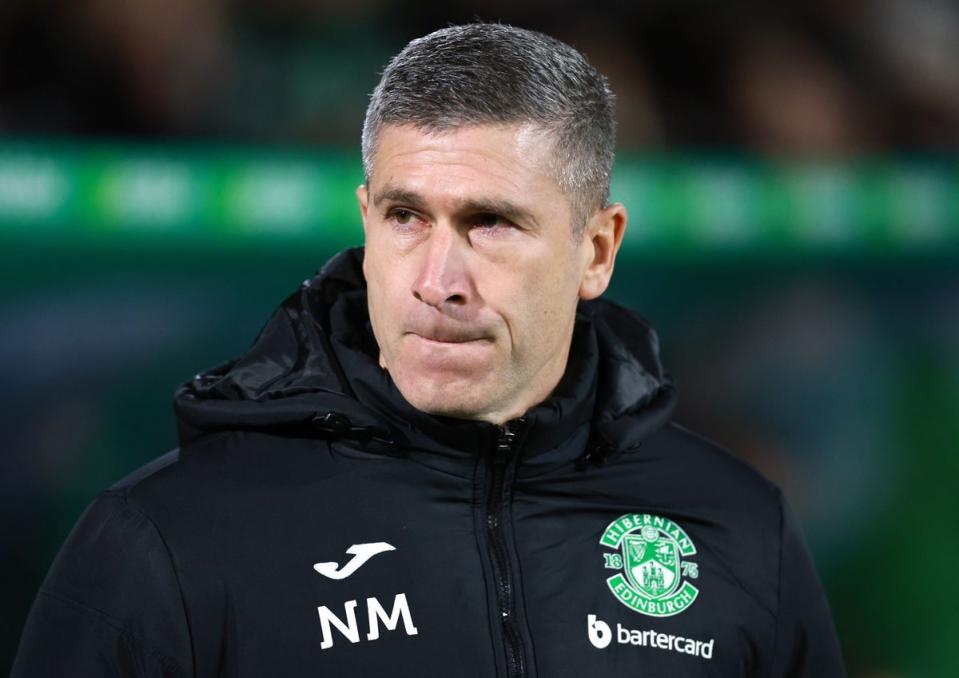 New addition: Former Hibernian boss Nick Montgomery has joined Tottenham’s coaching staff under Ange Postecoglou (Steve Welsh/PA Wire)