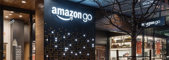 An Amazon Go store.