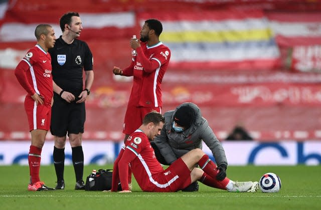 Jordan Henderson has not played since undergoing groin surgery in February