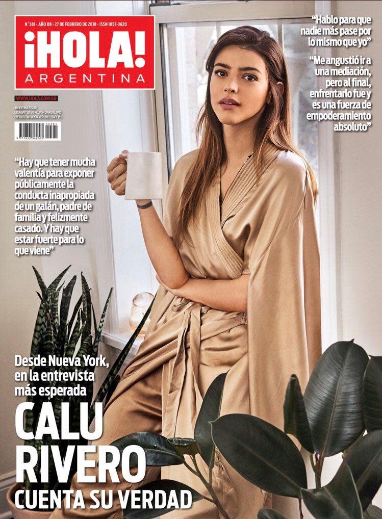 Calu, a corazón abierto. – Foto: ¡Hola! Argentina