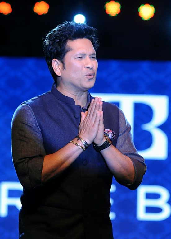 Retired Indian cricketer Sachin Tendulkar was often greeted with banners proclaiming "Sachin is God"