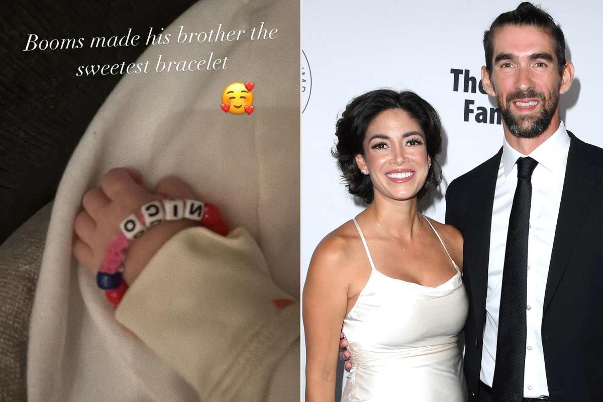 Michael Phelps' Wife Nicole Shares Friendship Bracelet Son Boomer Made Baby  Brother Nico: 'The Sweetest