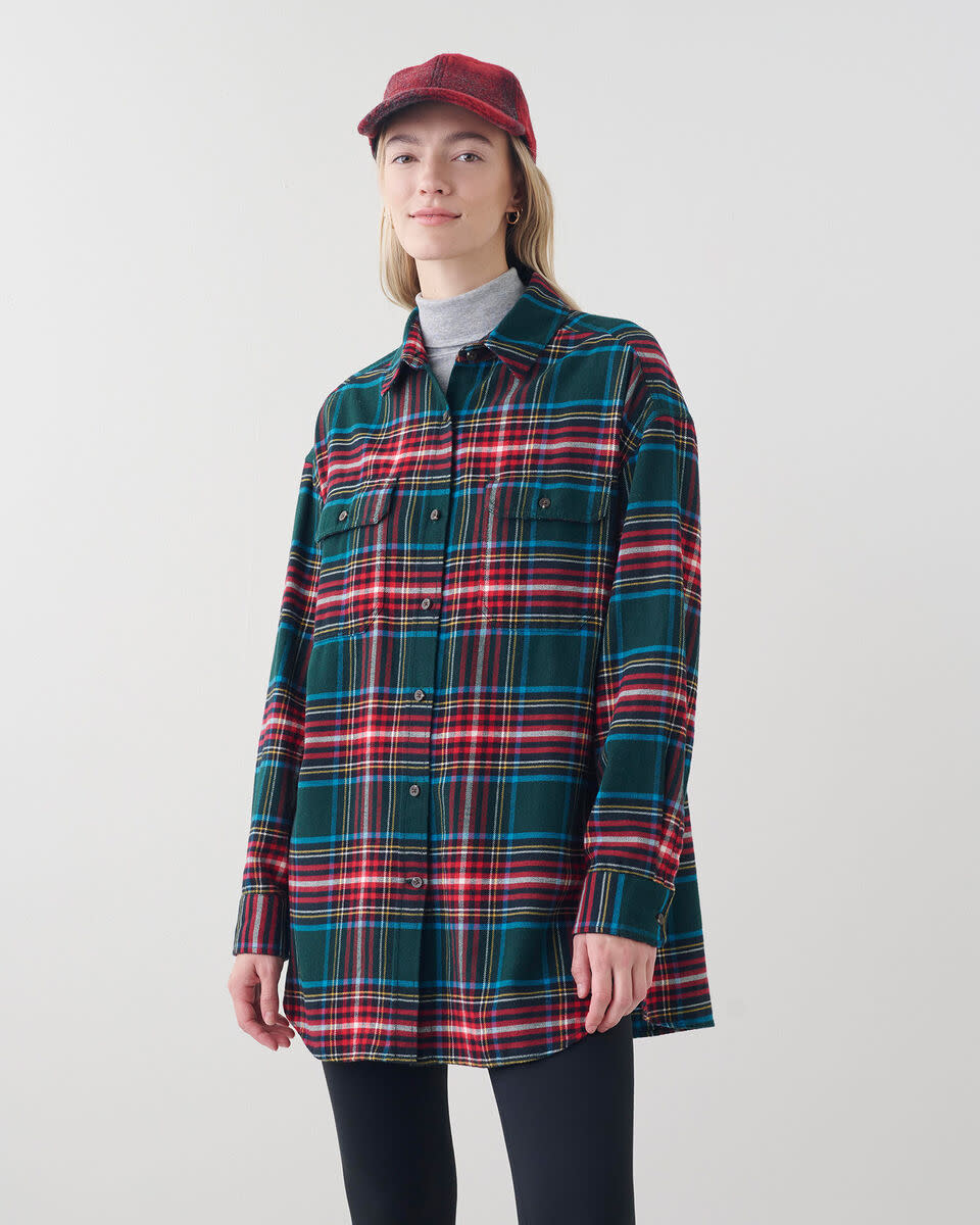 Courtenay Plaid Shirt. Image via Roots.