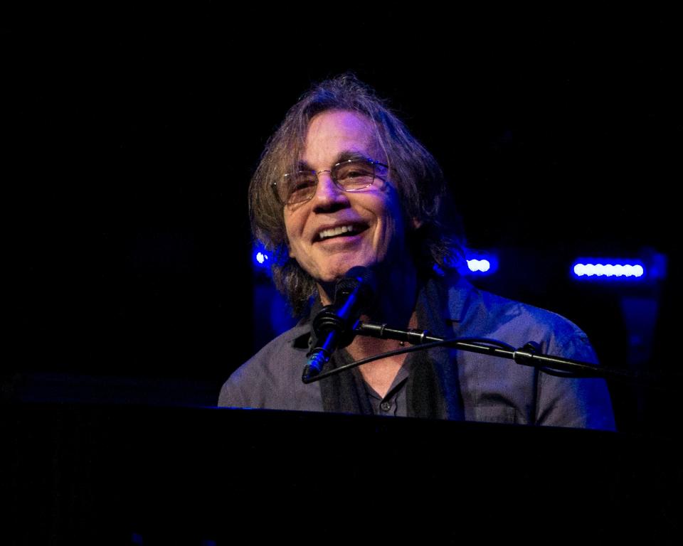 Rock and Roll Hall of Famer Jackson Browne performs at the University of Illinois Springfield Friday.