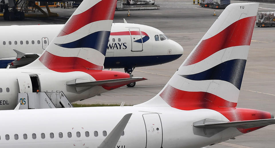 The unidentified passenger was removed from a British Airways flight from Glasgow to Heathrow. Source: AAP, File image