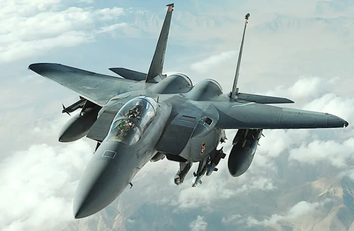  F-15戰機。 圖 : 翻攝自USAirforce 