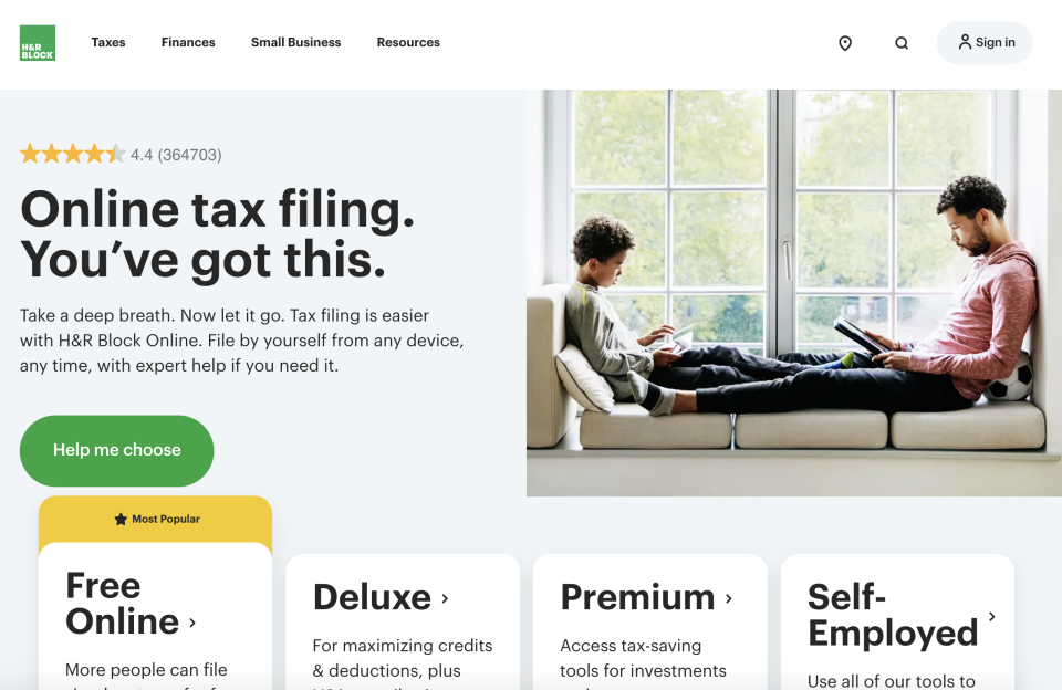 H&R Block's free version is great for students, as it allows you to deduct student loan interest. (Image: H&R Block)