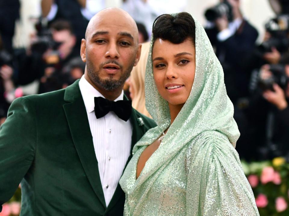 Swizz Beatz and Alicia Keys in May 2019.