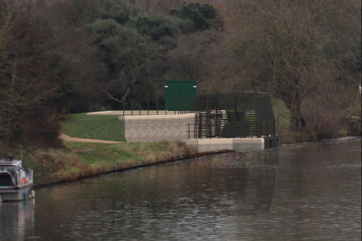 A mock up of how proposed Thames Water site may look like (Thames Water)