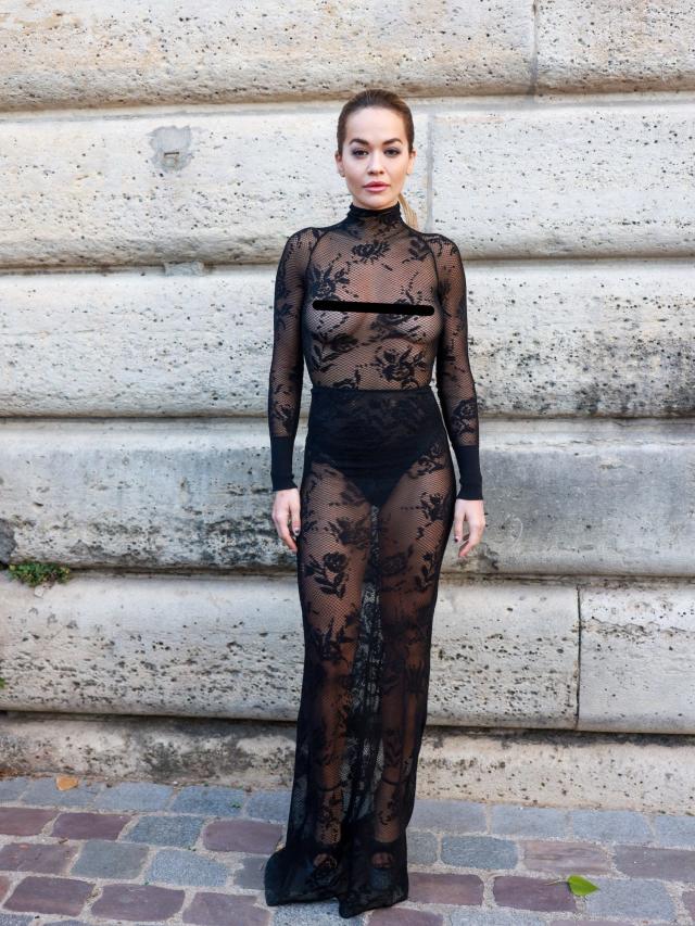 Daring Looks Celebrities Wore at Paris Fashion Week This Year