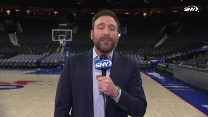 Ian Begley praises the defense of OG Anunoby and Precious Achiuwa on Joel Embiid in the Knicks Game 4 win
