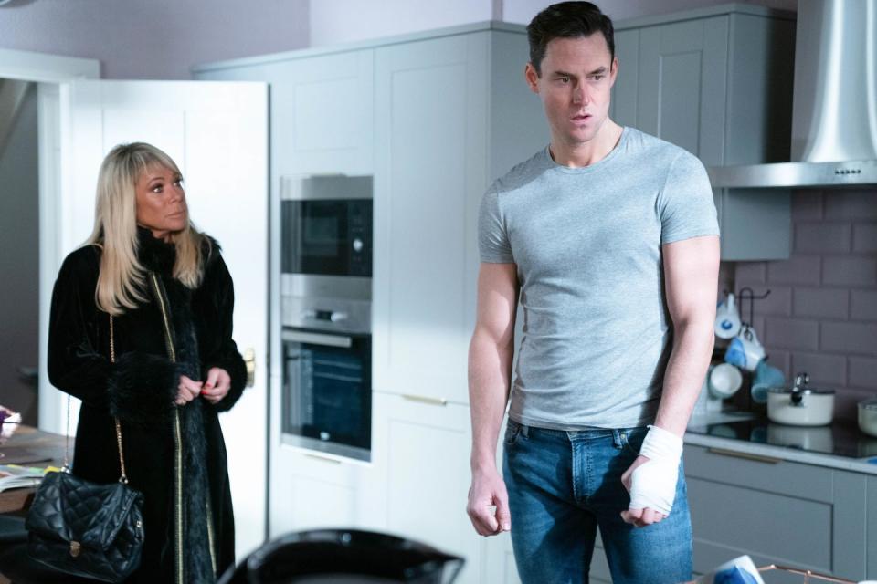 sharon watts, zack hudson, eastenders