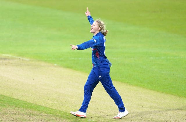 Charlie Dean rubberstamped England's victory (Joe Giddens/PA)