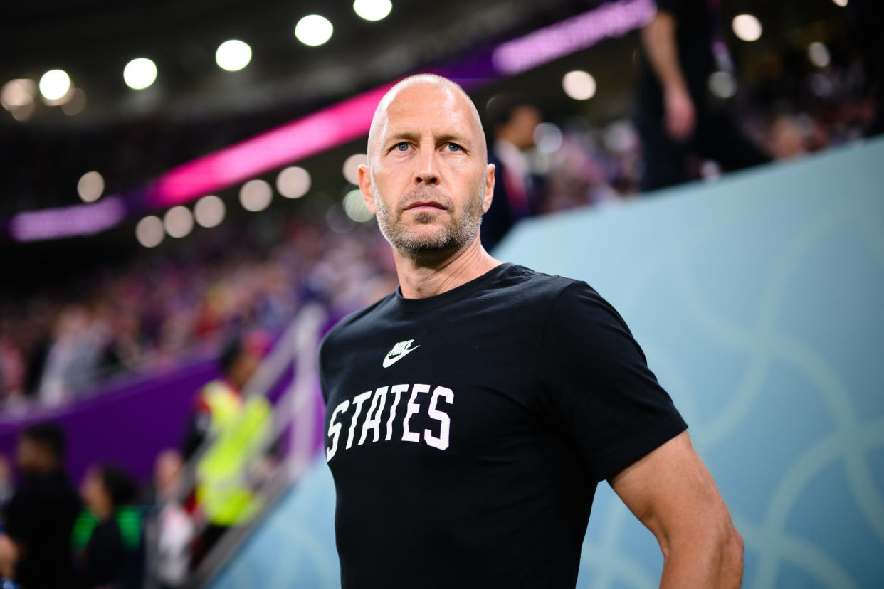 U.S. men's national team head Coach Gregg Berhalter said he hopes to get Gio Reyna involved in World Cup play, but the star player sat on Monday against Wales. (Photo by Markus Gilliar - GES Sportfoto/Getty Images)