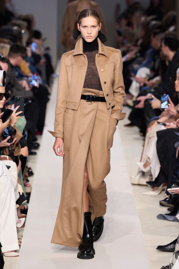 <p>Max Mara Fall 2023. Photo: Imaxtree</p>