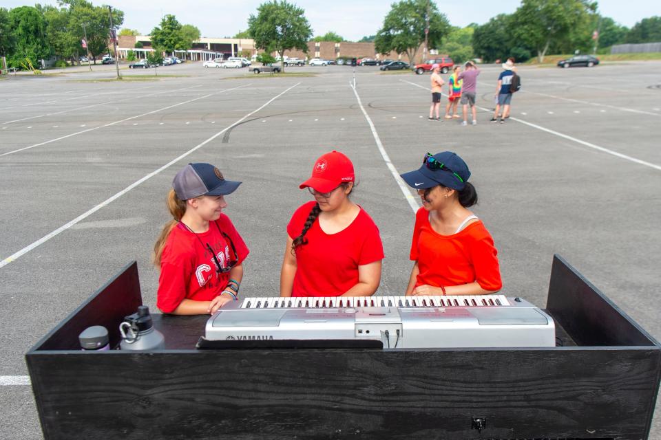 Central High School band camp on Thursday, July 27, 2023.