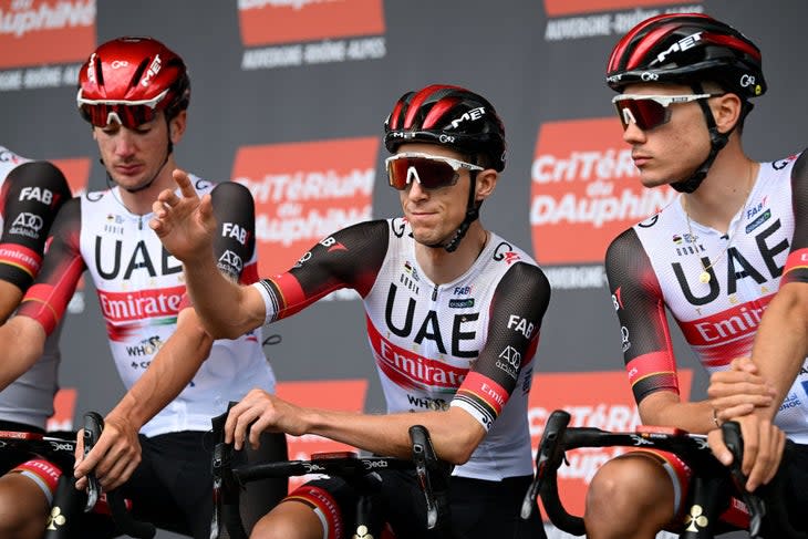 <span class="article__caption">Bennett, shown last week at the Dauphine, is relishing a return to the Tour de France.</span> (Photo: Dario Belingheri/Getty Images)