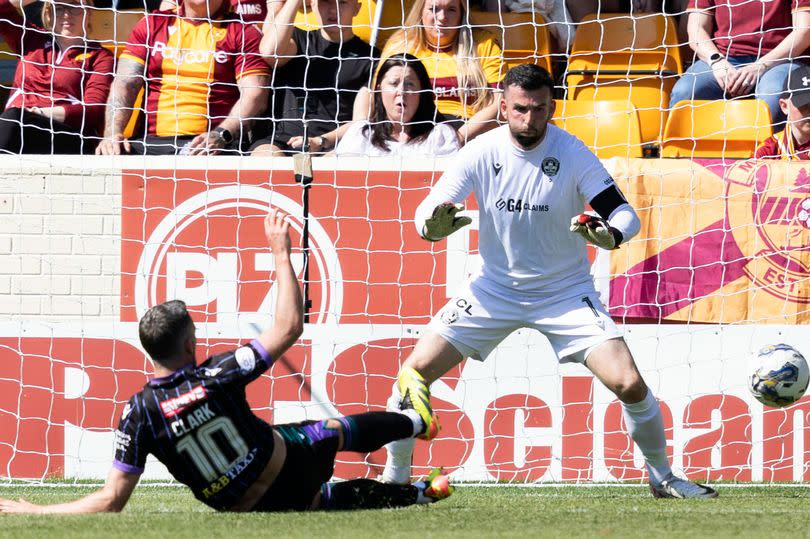 Nicky Clark gave St Johnstone the early lead at Fir Park